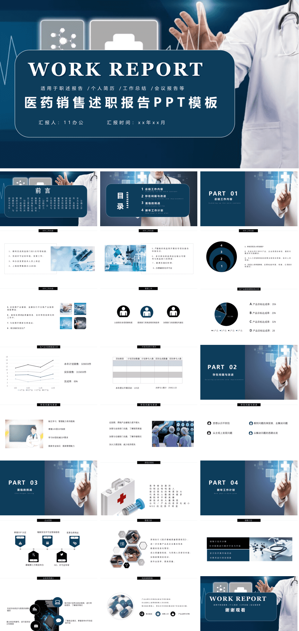 23PPT - 销售培训课件-04 医药销售述职报告.pptx
